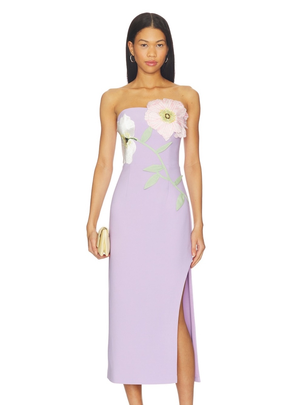 Elliatt Hope Midi Dress in Pastel Purple